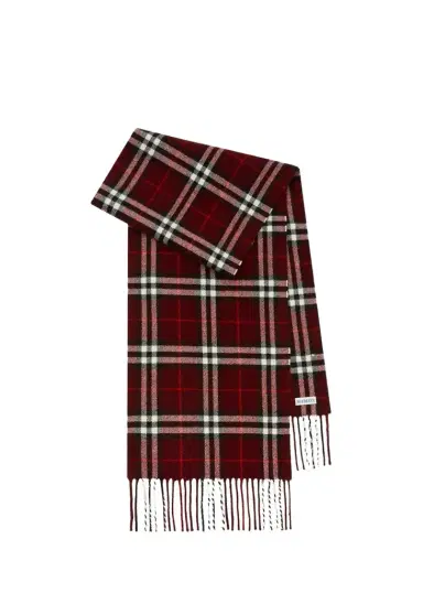 Burberry Sparkle Check Cashmere Scarf | Thumbnail 1