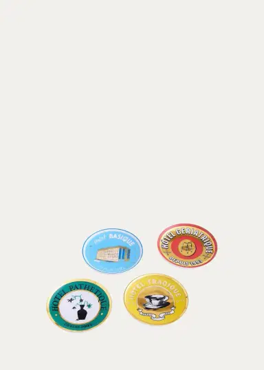 Jonathan Adler Hotel de Reve Coasters, Set of 4 | Thumbnail 3