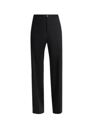 Jil Sander Men's Wool Blend Wide-Leg Trousers | Thumbnail 1