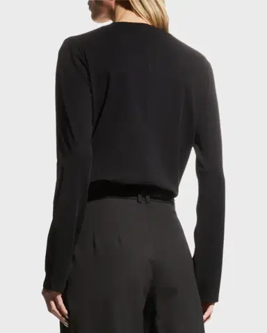 The Row Sherman Long-Sleeve Cotton Tee | Thumbnail 3 The Row Sherman Long-Sleeve Cotton Tee | Thumbnail 3