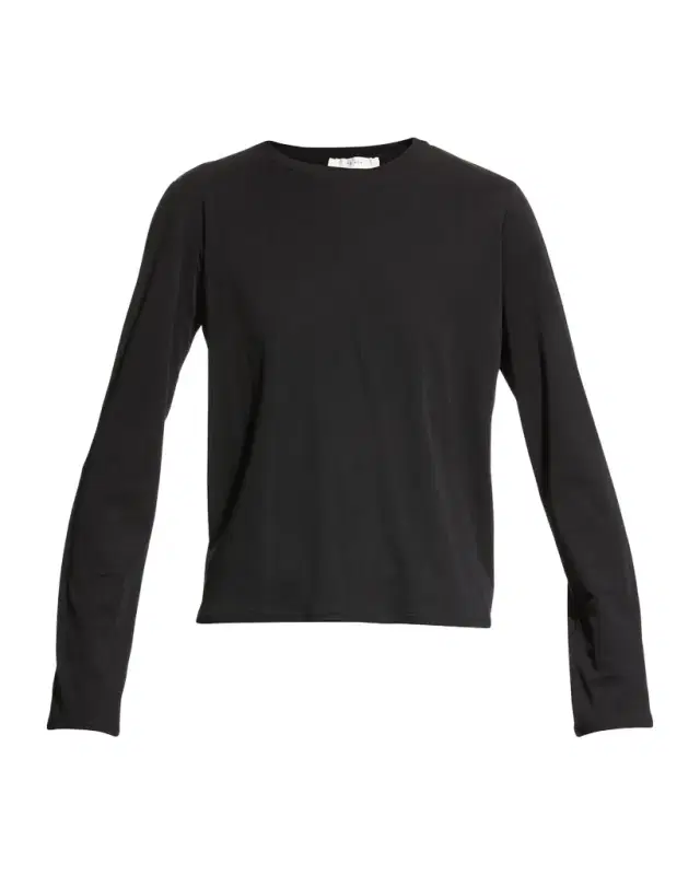 The Row Sherman Long-Sleeve Cotton Tee