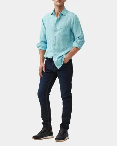 Rodd & Gunn Men's Coromandel Long-Sleeve Woven Shirt | Thumbnail 2