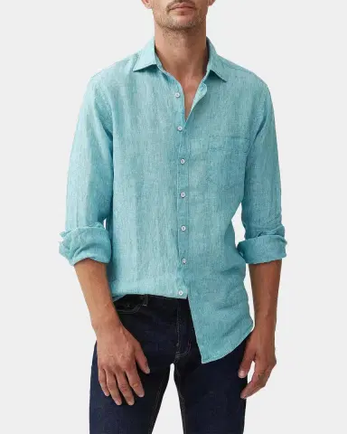 Rodd & Gunn Men's Coromandel Long-Sleeve Woven Shirt | Thumbnail 4