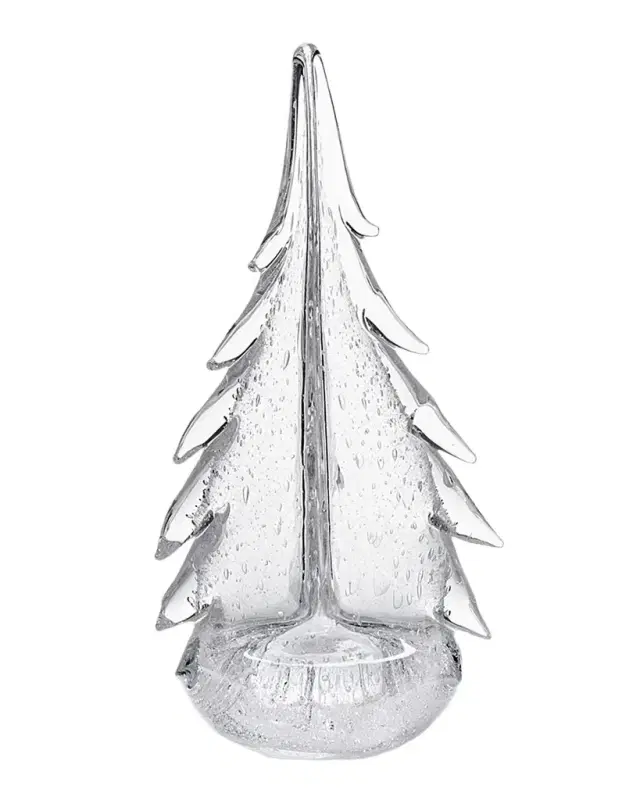 Simon Pearce Bubble Evergreen Glass Tree, 12"