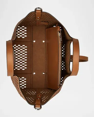 Tod's Mini Laser-Cut Leather Shopping Tote Bag | Thumbnail 3 Tod's Mini Laser-Cut Leather Shopping Tote Bag | Thumbnail 3