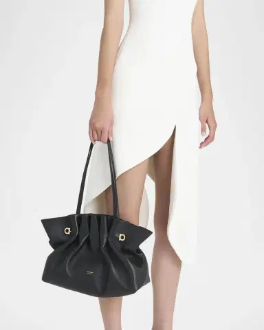 Ferragamo Medium Gancio Piercing Shoulder Bag | Thumbnail 2