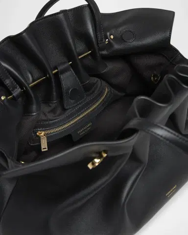 Ferragamo Medium Gancio Piercing Shoulder Bag | Thumbnail 4