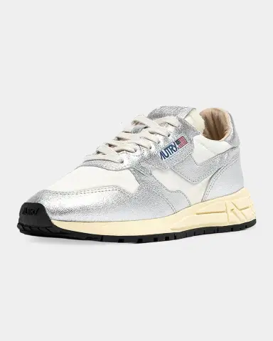 Autry Reelwind Metallic Leather Low-Top Sneakers | Thumbnail 6 Autry Reelwind Metallic Leather Low-Top Sneakers | Thumbnail 6