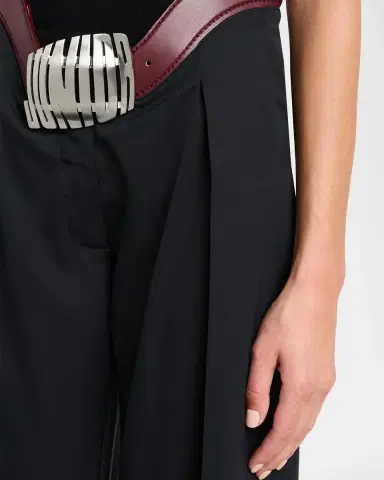 Jean Paul Gaultier The Curved Belt Wide-Leg Suit Pants | Thumbnail 5 Jean Paul Gaultier The Curved Belt Wide-Leg Suit Pants | Thumbnail 5