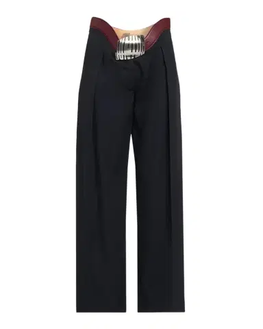 Jean Paul Gaultier The Curved Belt Wide-Leg Suit Pants | Thumbnail 1 Jean Paul Gaultier The Curved Belt Wide-Leg Suit Pants | Thumbnail 1