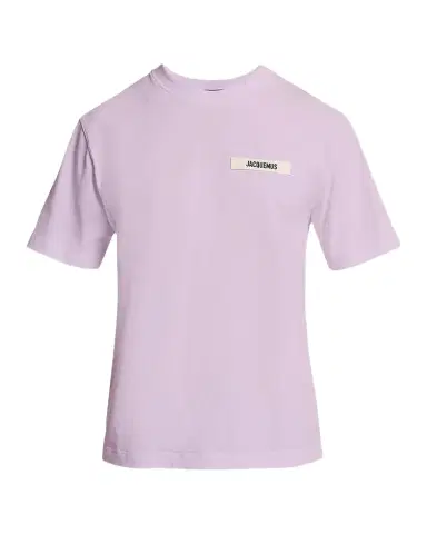 Jacquemus Men's Grosgrain Logo Crewneck T-Shirt | Thumbnail 1 Jacquemus Men's Grosgrain Logo Crewneck T-Shirt | Thumbnail 1