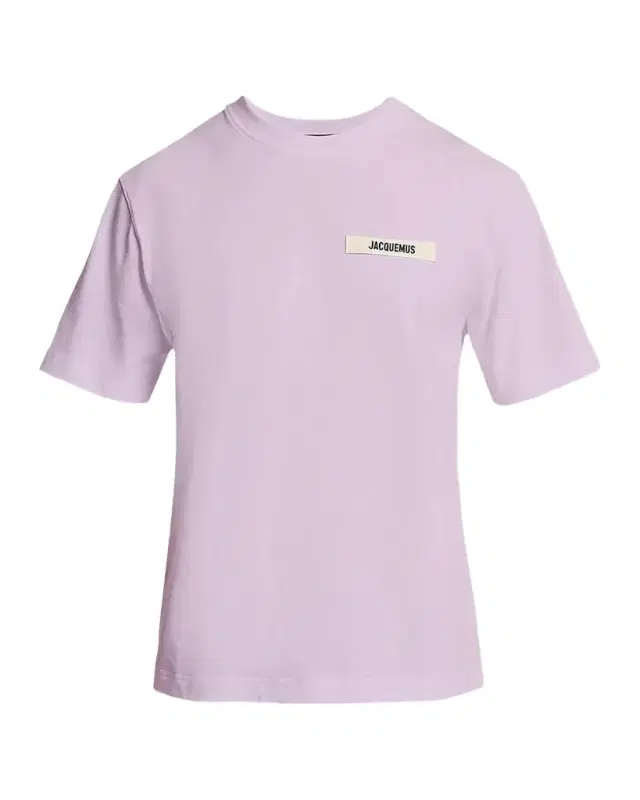 Jacquemus Men's Grosgrain Logo Crewneck T-Shirt