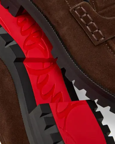 Christian Louboutin Men's Cavavin Leather Lug-Sole Penny Loafers | Thumbnail 3