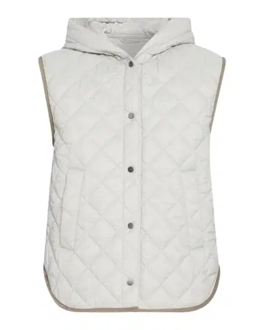 Brunello Cucinelli Hooded Quilted Outerwear Vest | Thumbnail 1