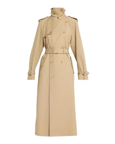 Ralph Lauren Collection Techno Wool Gabardine Belted Long Trench Coat | Thumbnail 1 Ralph Lauren Collection Techno Wool Gabardine Belted Long Trench Coat | Thumbnail 1