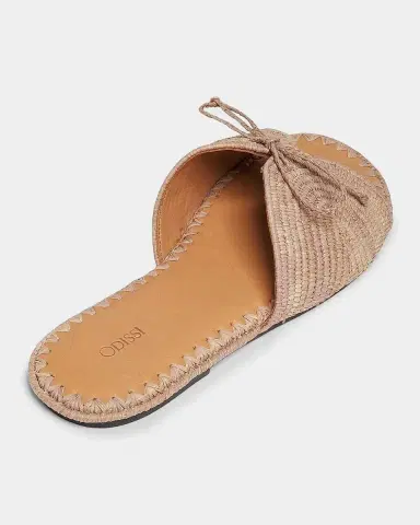 Odissì Lipa Bow-Detailed Woven Sandals | Thumbnail 2
