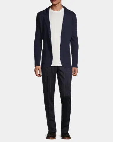 Isaia Men's Wool-Blend Sweater Jacket | Thumbnail 2