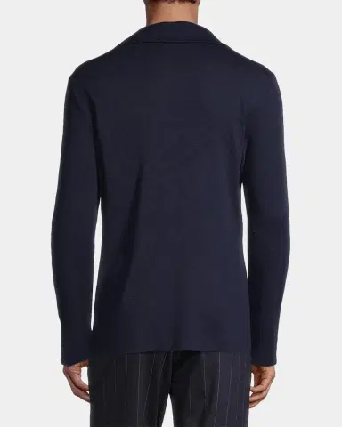 Isaia Men's Wool-Blend Sweater Jacket | Thumbnail 3