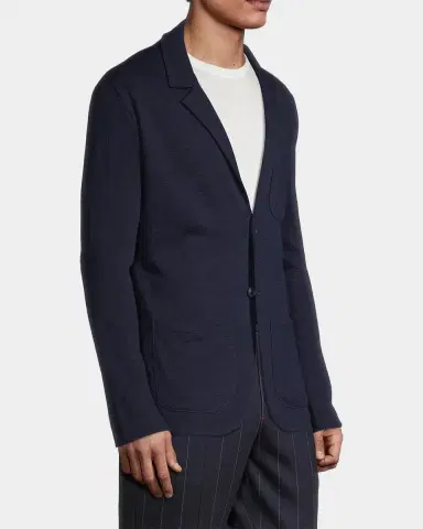 Isaia Men's Wool-Blend Sweater Jacket | Thumbnail 6
