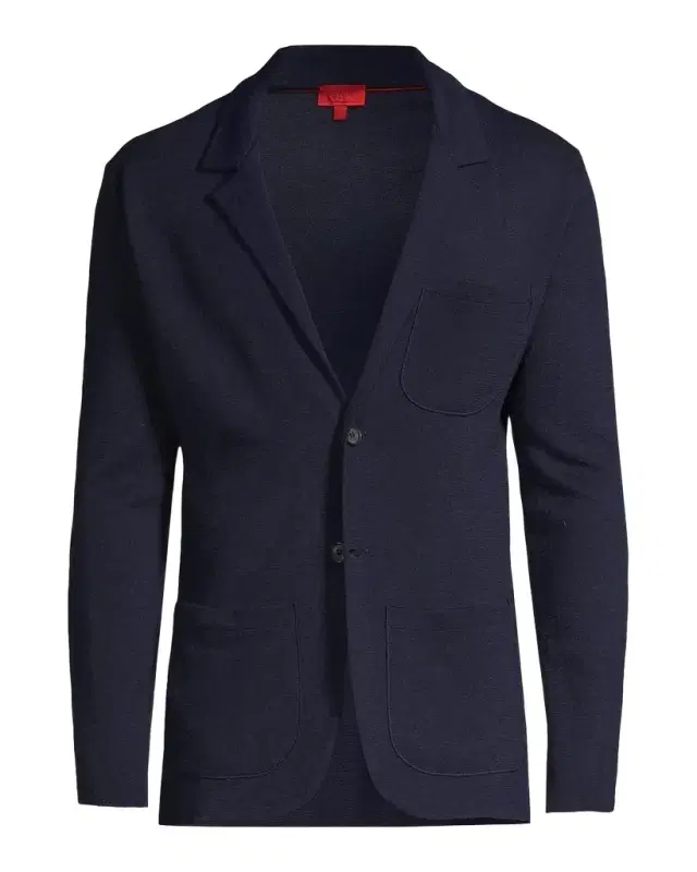 Isaia Men's Wool-Blend Sweater Jacket