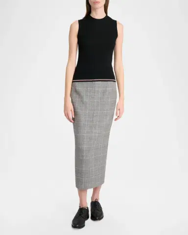 Thom Browne RWB Wool Rib-Knit Shell Top | Thumbnail 2