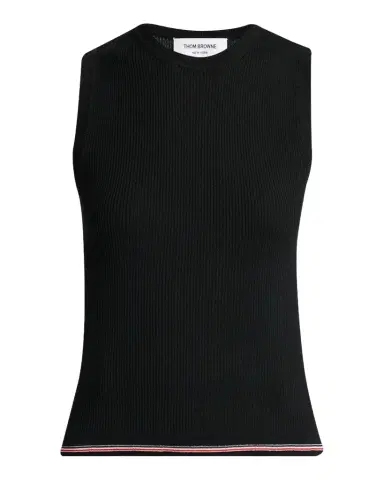 Thom Browne RWB Wool Rib-Knit Shell Top | Thumbnail 1