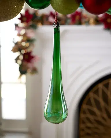 Winward Home x Jim Marvin 9" Teardrop Icicle Christmas Ornament | Thumbnail 1