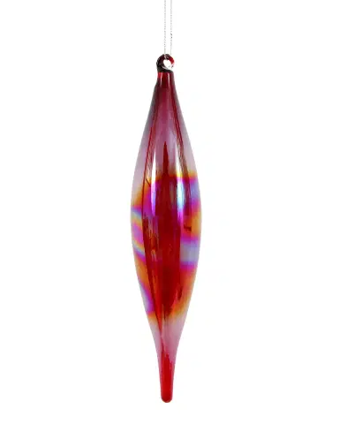 Winward Home x Jim Marvin 10" Slender Bottle Glass Finial Christmas Ornament | Thumbnail 2