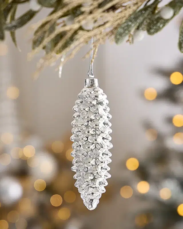 Winward Home x Jim Marvin Slender Pinecone Christmas Ornament
