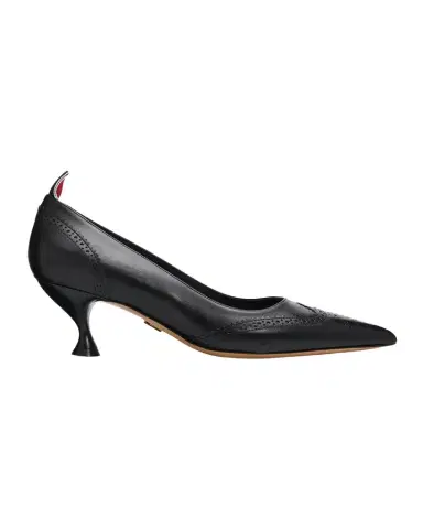 Thom Browne 50mm Wingtip Leather Pumps | Thumbnail 1 Thom Browne 50mm Wingtip Leather Pumps | Thumbnail 1