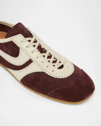 Dries Van Noten Men's Mosaicon T-Toe Suede Low-Top Sneakers | Thumbnail 5 Dries Van Noten Men's Mosaicon T-Toe Suede Low-Top Sneakers | Thumbnail 5
