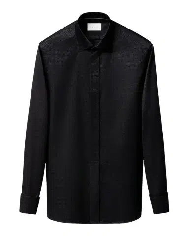Eton Men's Geometric Jacquard Dress Shirt | Thumbnail 1 Eton Men's Geometric Jacquard Dress Shirt | Thumbnail 1