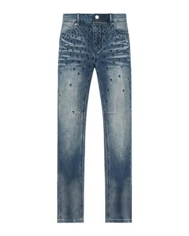RTA Men's Bryant Embroidered-Cross Skinny Jeans | Thumbnail 3