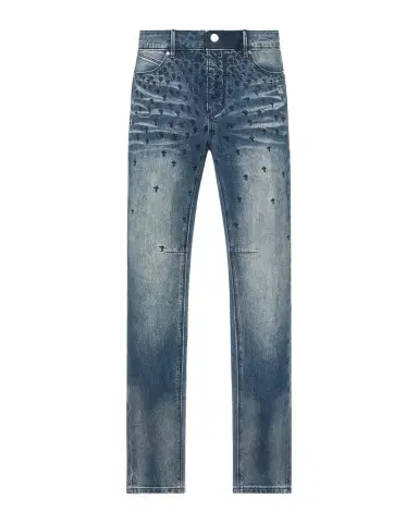 RTA Men's Bryant Embroidered-Cross Skinny Jeans | Thumbnail 1