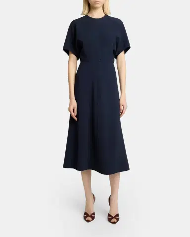 Victoria Beckham Eleanor A-Line Midi Dress | Thumbnail 2