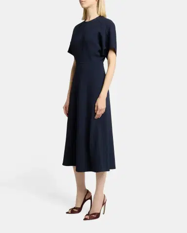 Victoria Beckham Eleanor A-Line Midi Dress | Thumbnail 4
