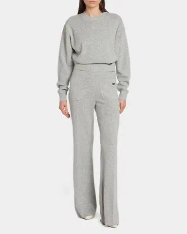 Victoria Beckham Wool-Blend Crewneck Sweater | Thumbnail 2 Victoria Beckham Wool-Blend Crewneck Sweater | Thumbnail 2