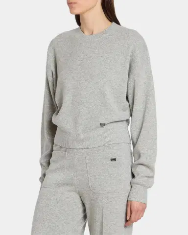 Victoria Beckham Wool-Blend Crewneck Sweater | Thumbnail 4 Victoria Beckham Wool-Blend Crewneck Sweater | Thumbnail 4