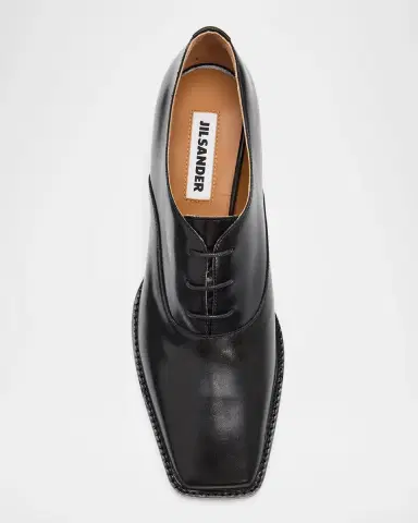 Jil Sander 40mm Lace-Up Leather Oxfords | Thumbnail 6 Jil Sander 40mm Lace-Up Leather Oxfords | Thumbnail 6
