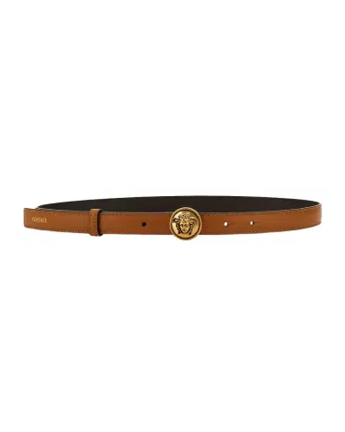 Versace Medusa Leather Belt | Thumbnail 1 Versace Medusa Leather Belt | Thumbnail 1