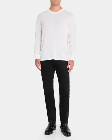 Tom Ford Men's Lyocell and Cotton Long-Sleeve T-Shirt | Thumbnail 2