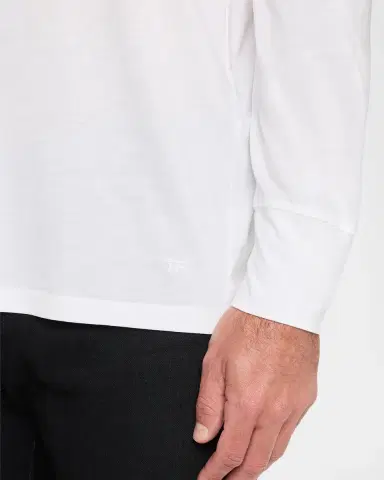 Tom Ford Men's Lyocell and Cotton Long-Sleeve T-Shirt | Thumbnail 5
