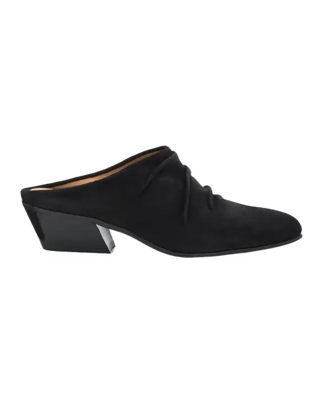 PEDRO GARCIA Helenka 30MM Ruched Suede Mules