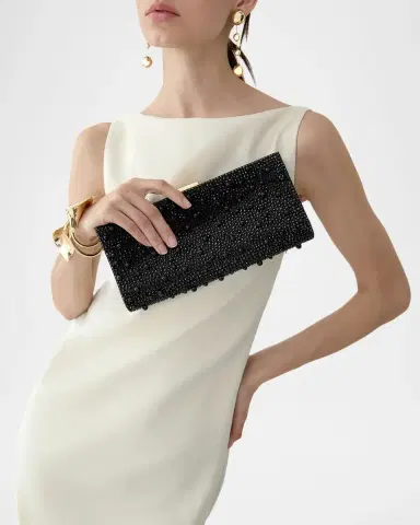 Carolina Herrera Pats Beaded Crystal Clutch Bag | Thumbnail 3 Carolina Herrera Pats Beaded Crystal Clutch Bag | Thumbnail 3