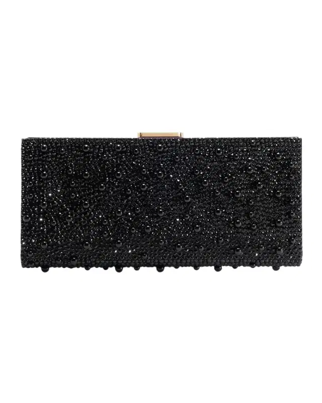 Pats Beaded Crystal Clutch Bag