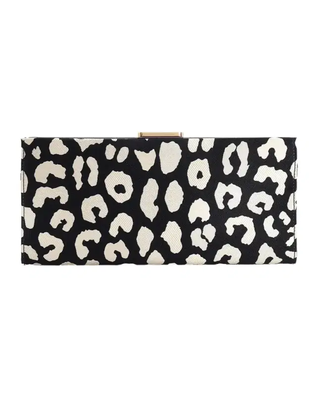 Pats Animal Jacquard Clutch Bag