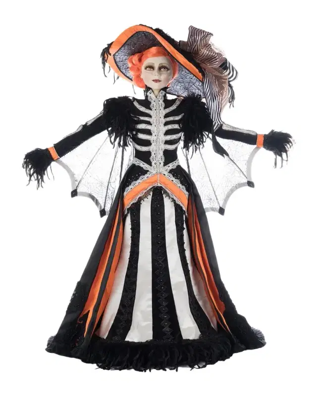 Katherine 's Collection Mrs. Macabre Doll Halloween Decor