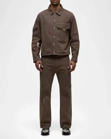Hudson Men's Rylan Paint-Splatter Straight-Leg Jeans | Thumbnail 2
