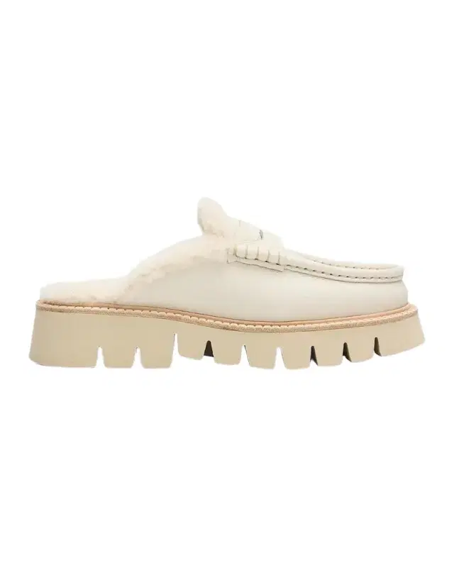 PEDRO GARCIA Savy 35MM Shearling-Trimmed Leather Loafers