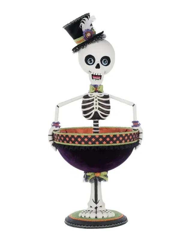 Katherine 's Collection Billy Bones Thorton Halloween Candy Bowl